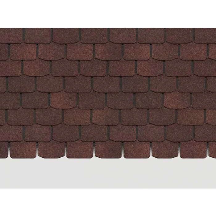 Гибкая черепица Docke STANDARD КРОНА Коричневый