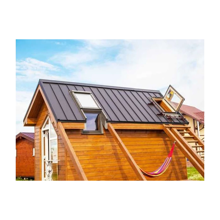 Фальцевая кровля Кликфальц mini Grand Line 0,45 Drap RAL 7016 Антрацитово-Серый